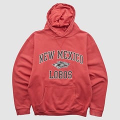 New Mexico Lobos 2010s Hooded Pullover Sweatshirt - Red - XS by Fanatics Real Vintage