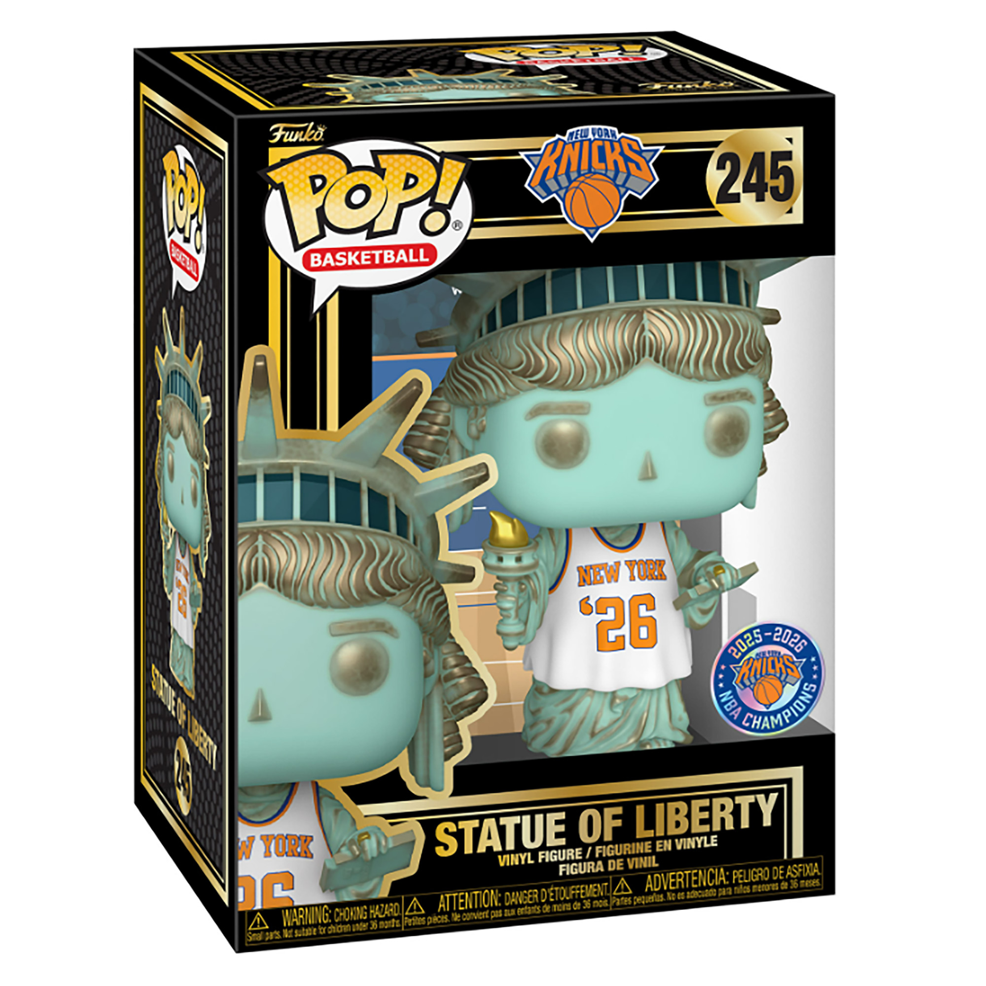 New York Knicks Funko Pop! 2026 NBA Finals Champions #245 Statue of Liberty Vinyl Figurine