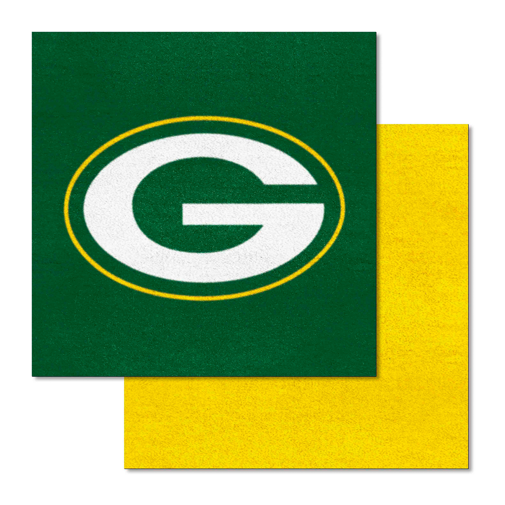 Logo Brands Green Bay Packers 18" x 18" Team Carpet Tiles