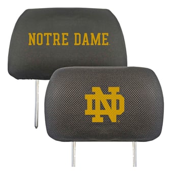 Logo Brands Notre Dame Fighting Irish Head Rest Cover