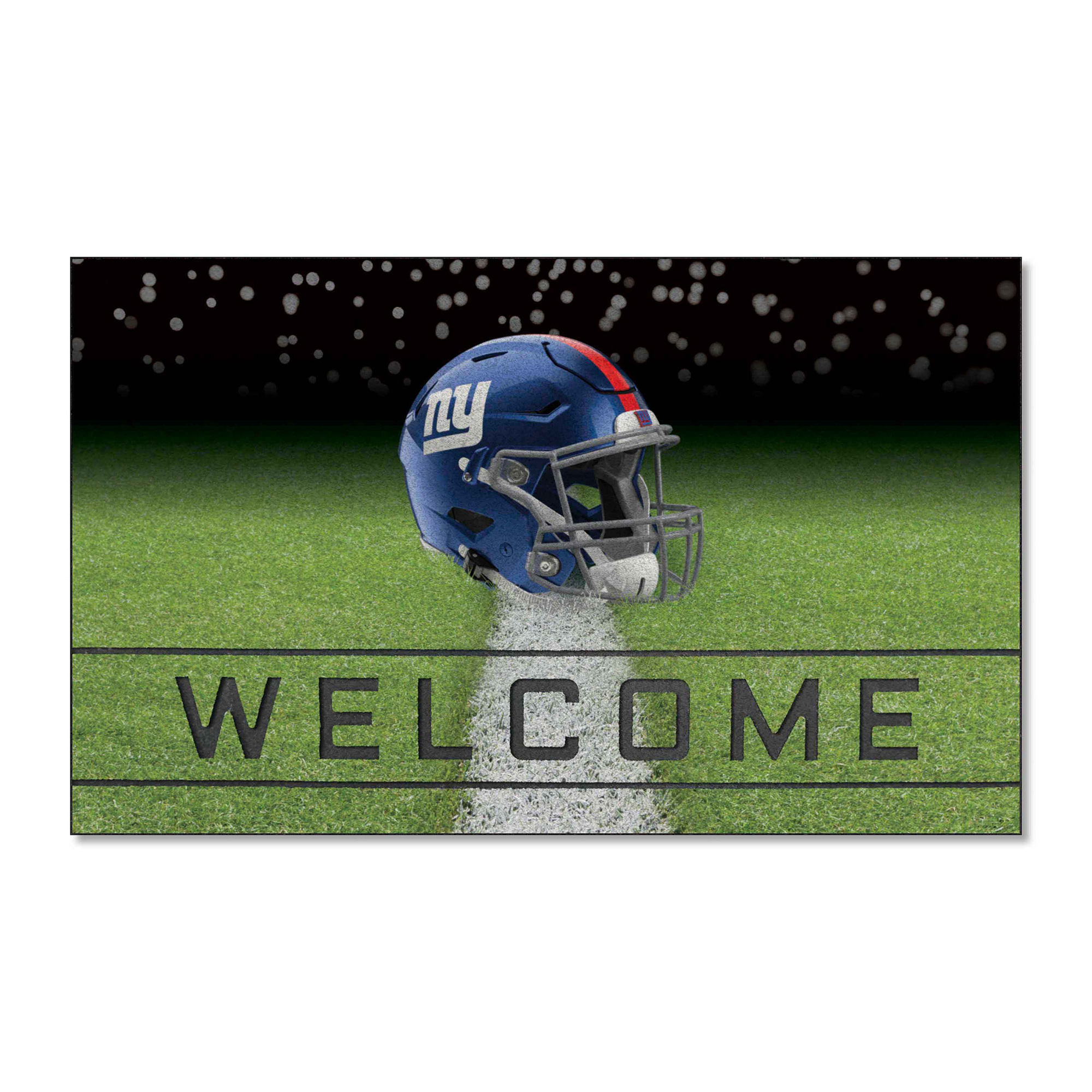 Logo Brands New York Giants 18" x 30" Crumb Rubber Door Mat