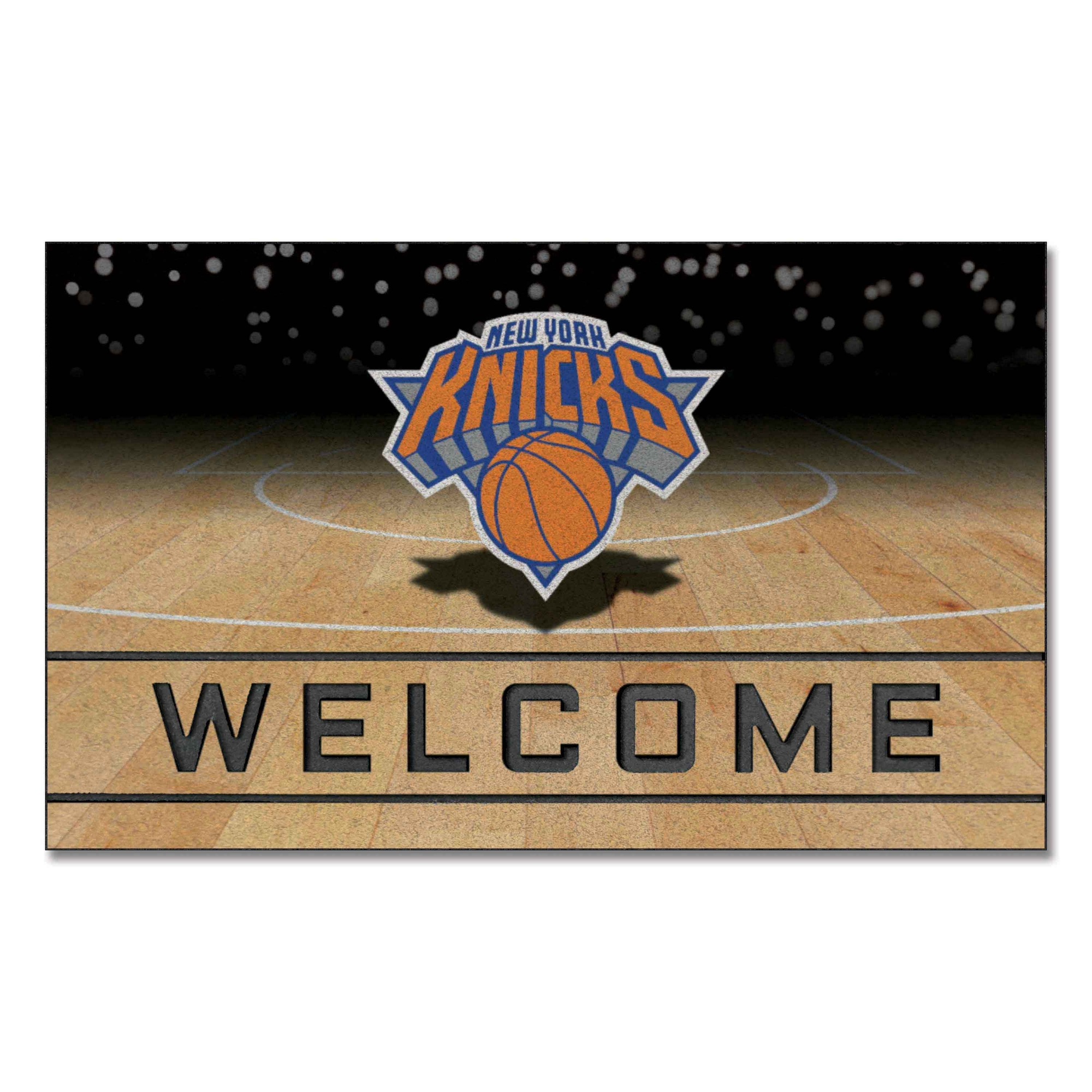 Logo Brands New York Knicks 18" x 30" Crumb Rubber Door Mat