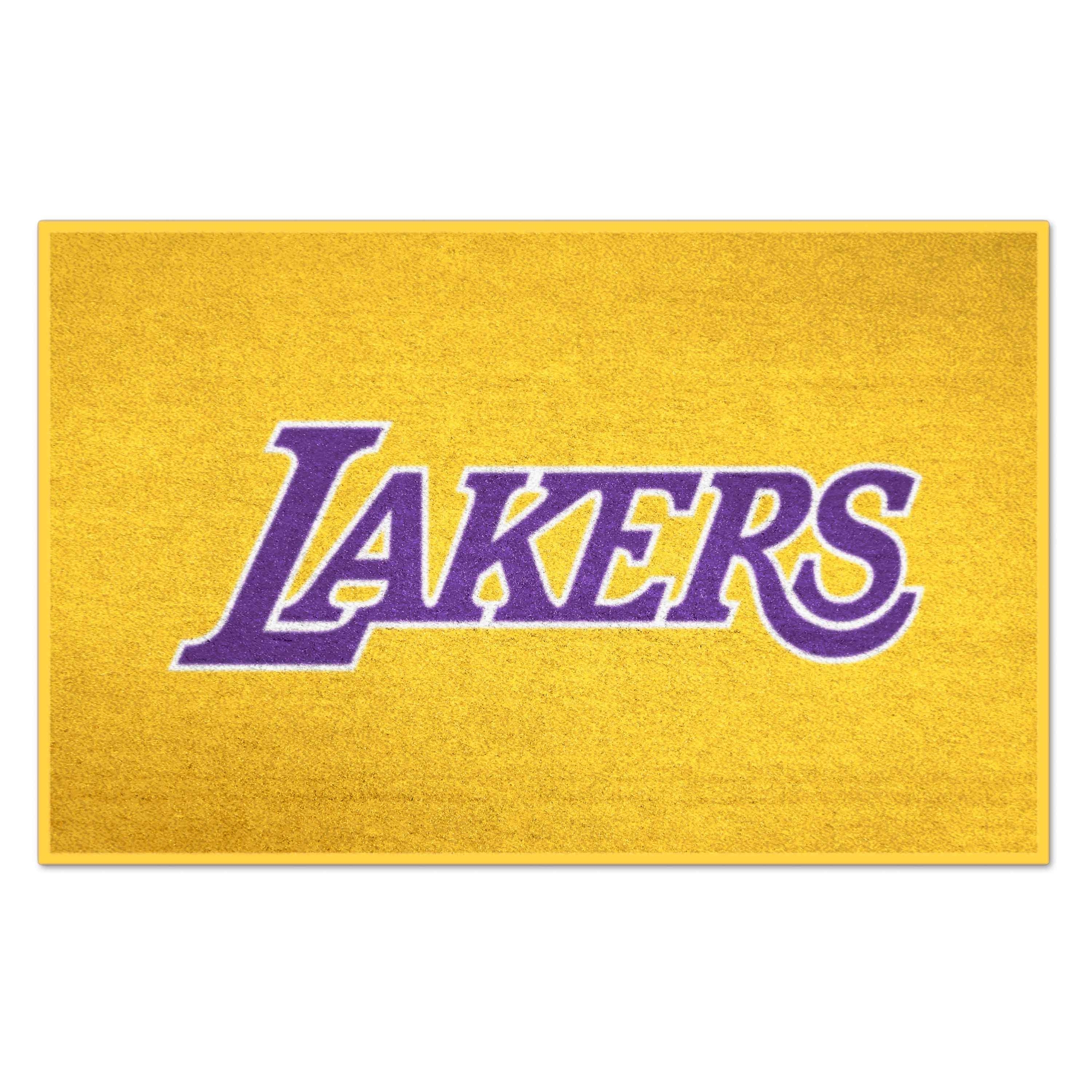 Logo Brands Los Angeles Lakers 19" x 30" Starter Mat