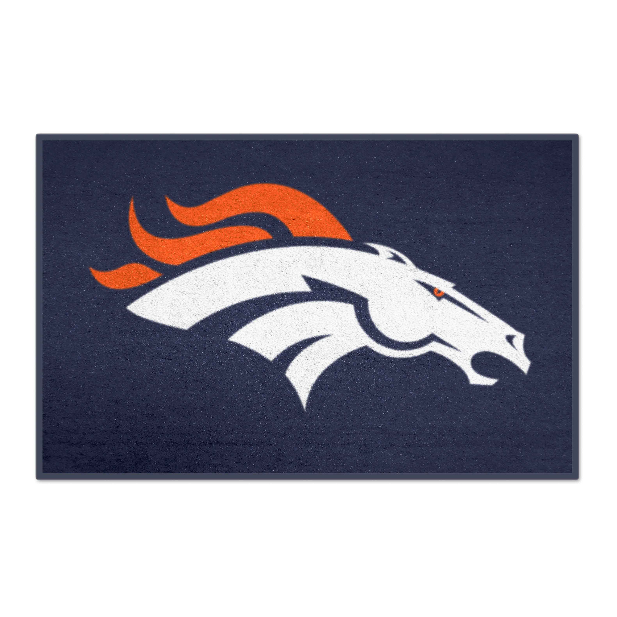 Logo Brands Denver Broncos 19" x 30" Starter Mat