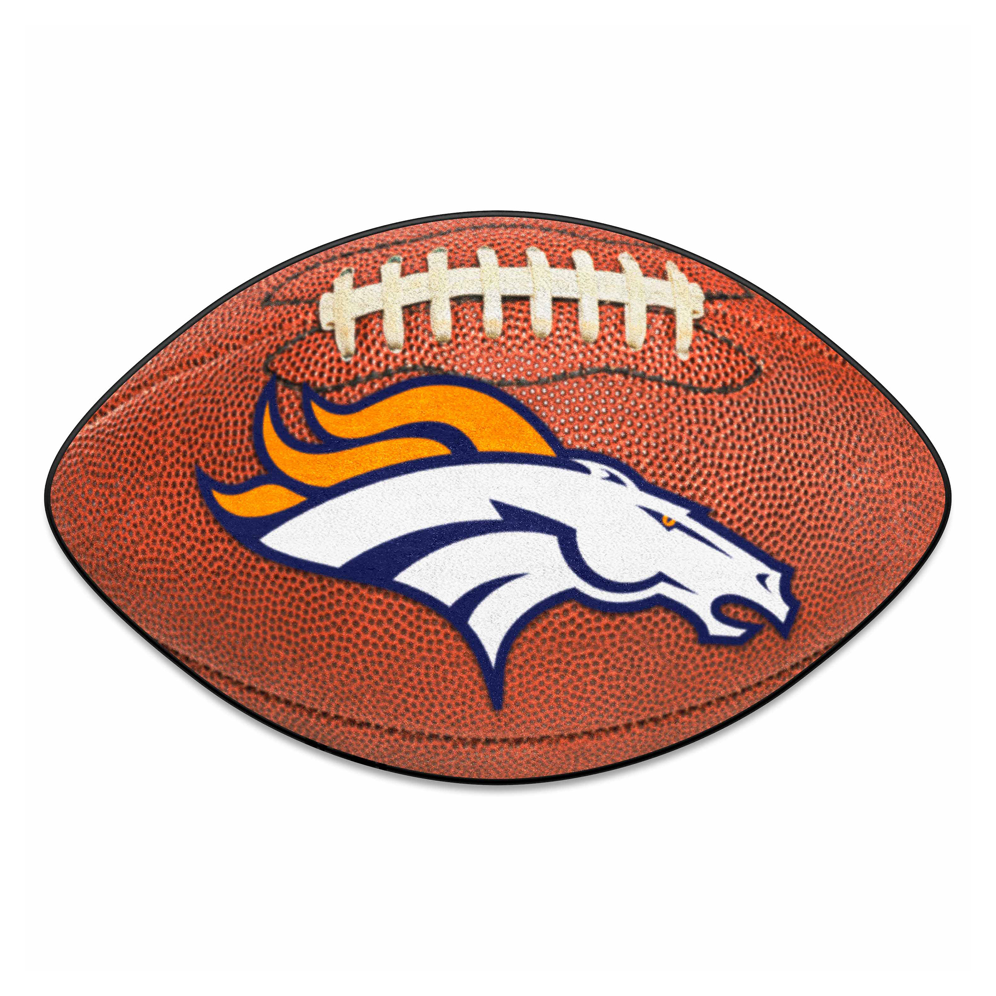 Logo Brands Denver Broncos 22" x 29.5" Football Mat