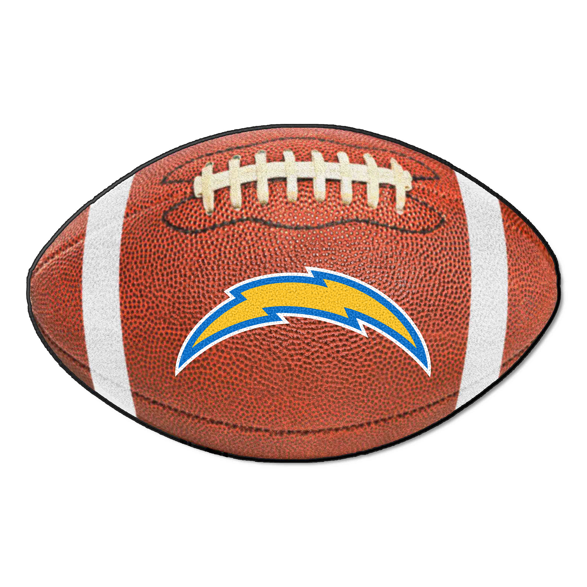 Logo Brands Los Angeles Chargers 22" x 29.5" Football Mat