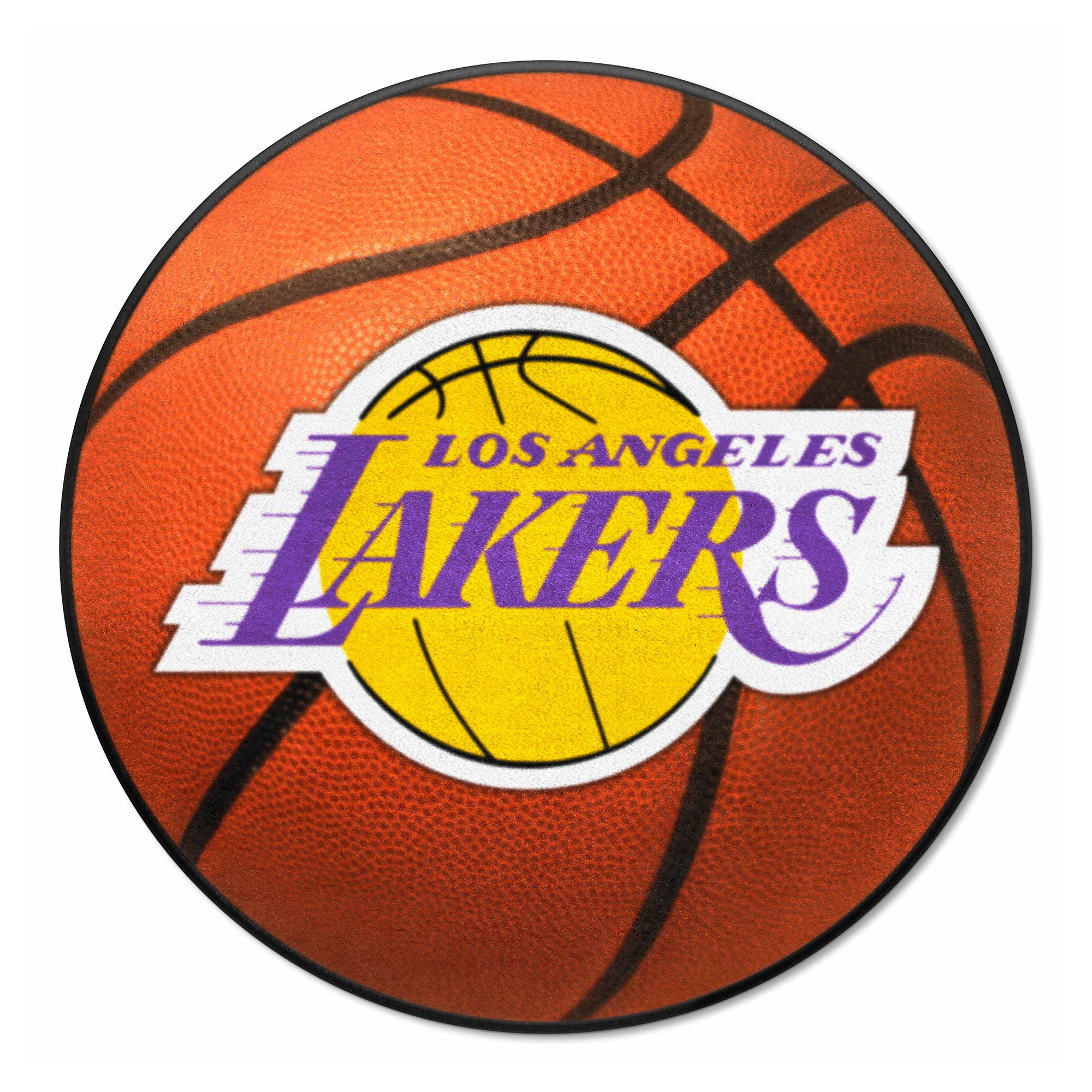 Logo Brands Los Angeles Lakers 27" Diameter Basketball Mat