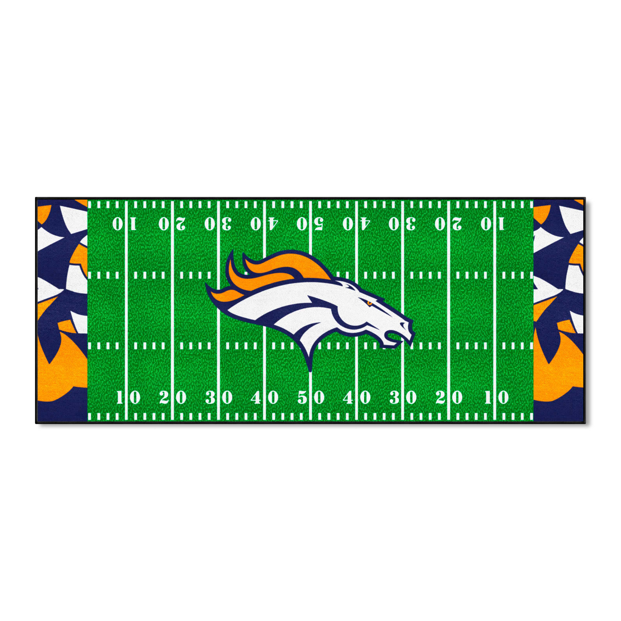 Logo Brands Denver Broncos 30" x 72" Field Runner