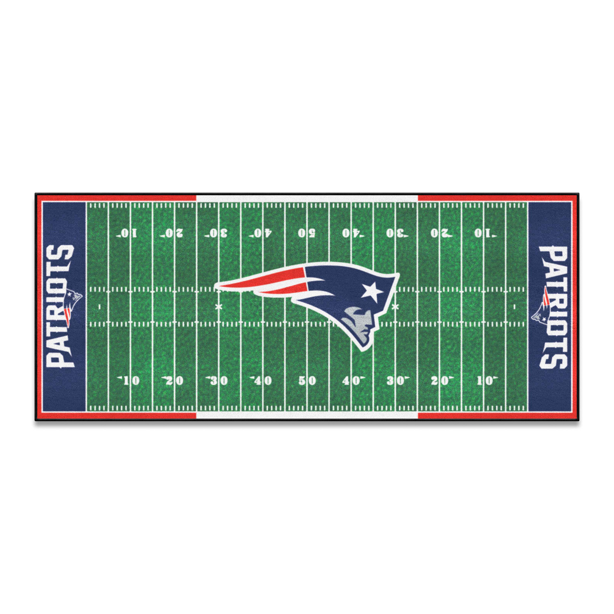 Logo Brands New England Patriots 30" x 72" Football Field Runner
