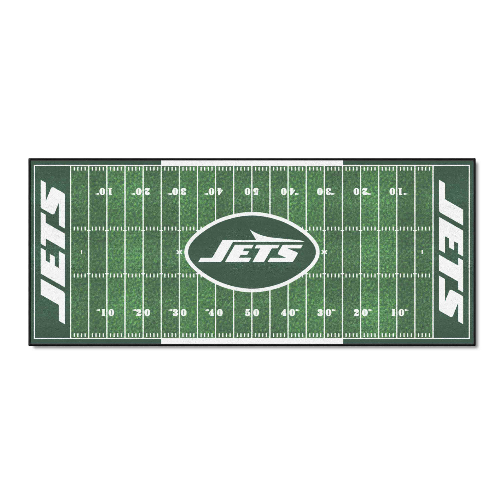 Logo Brands New York Jets 30" x 72" Football Field Runner