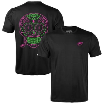 Men's Levelwear Black Minnesota Wild DOTD Sugar Skull Richmond T-Shirt