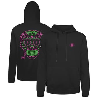 Men's Levelwear Black Montreal Canadiens DOTD Sugar Skull Podium Pullover Hoodie