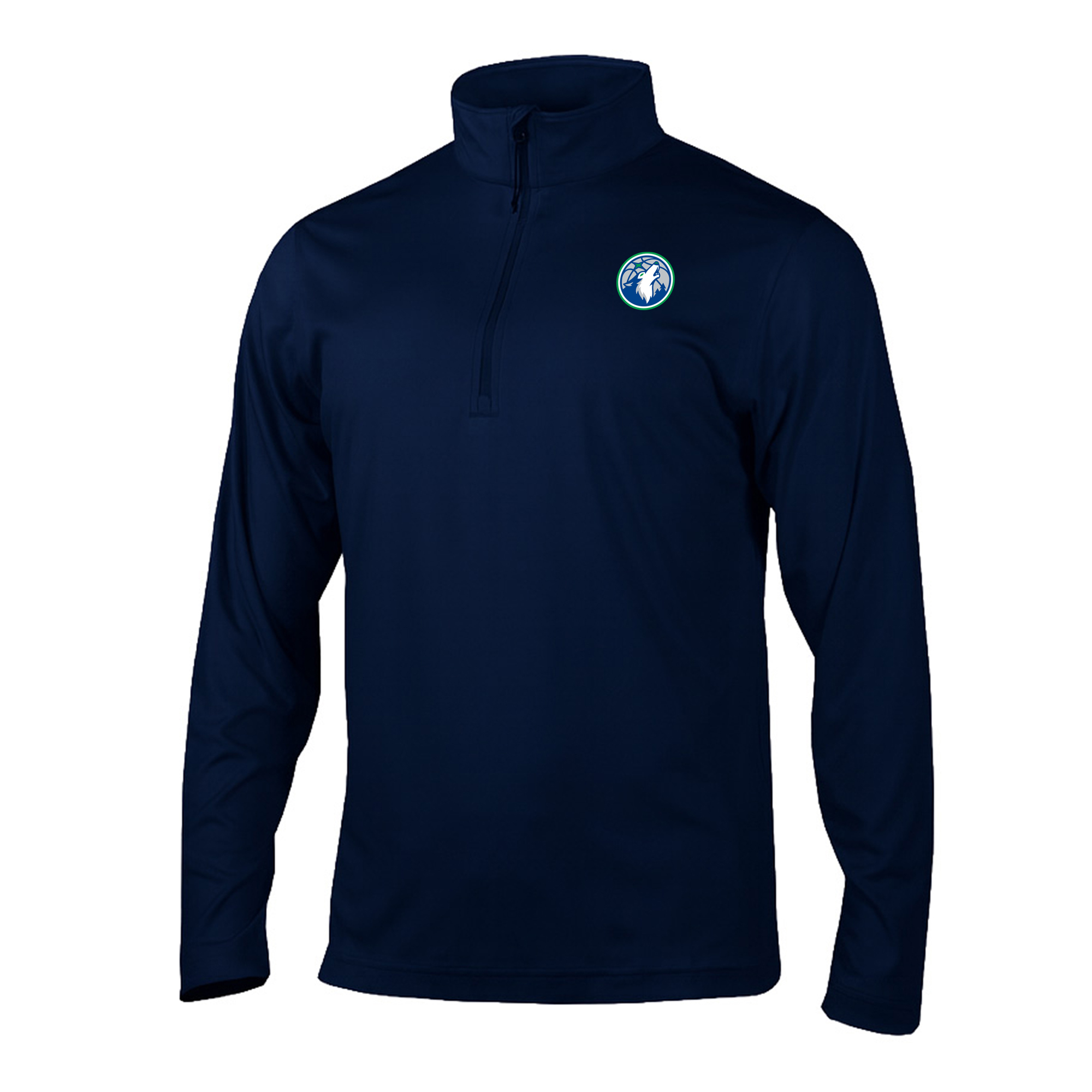 Men's Columbia Navy Minnesota Timberwolves Fairway Break Quarter-Zip Pullover