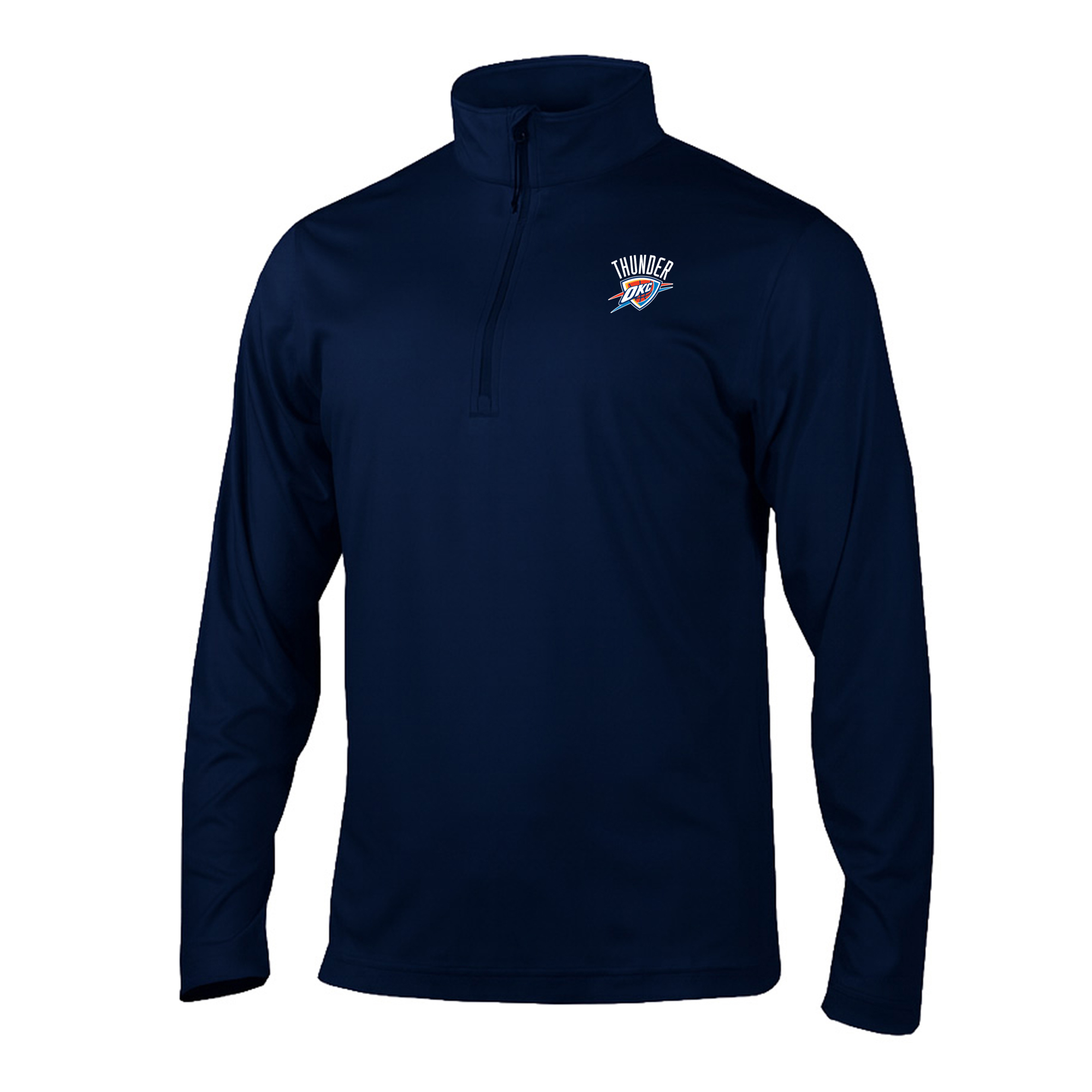 Men's Columbia Navy Oklahoma City Thunder Fairway Break Quarter-Zip Pullover