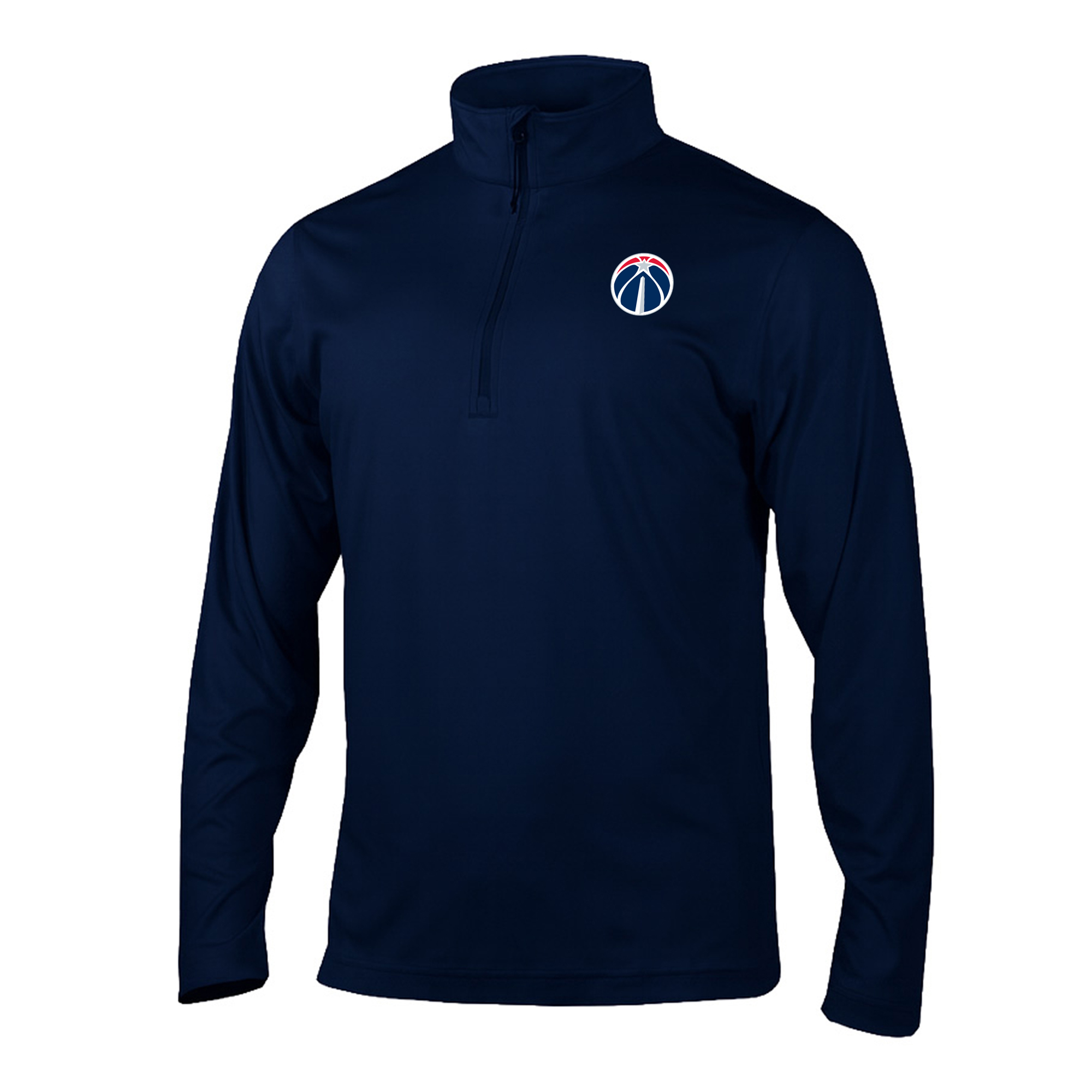 Men's Columbia Navy Washington Wizards Fairway Break Quarter-Zip Pullover