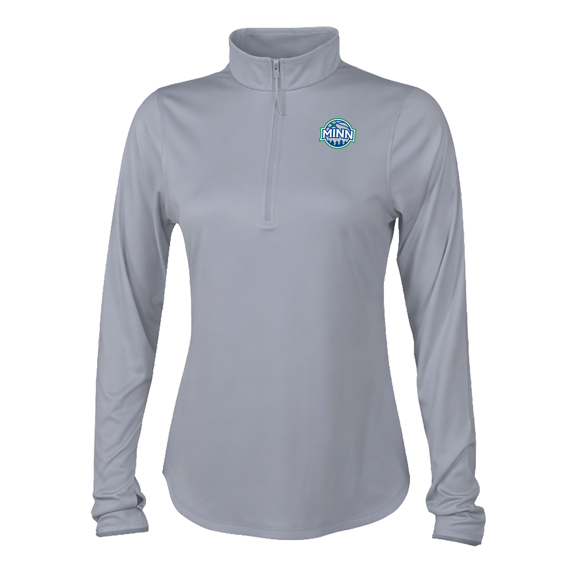 Women's Columbia Gray Minnesota Timberwolves Fairway Breeze Quarter-Zip Pullover