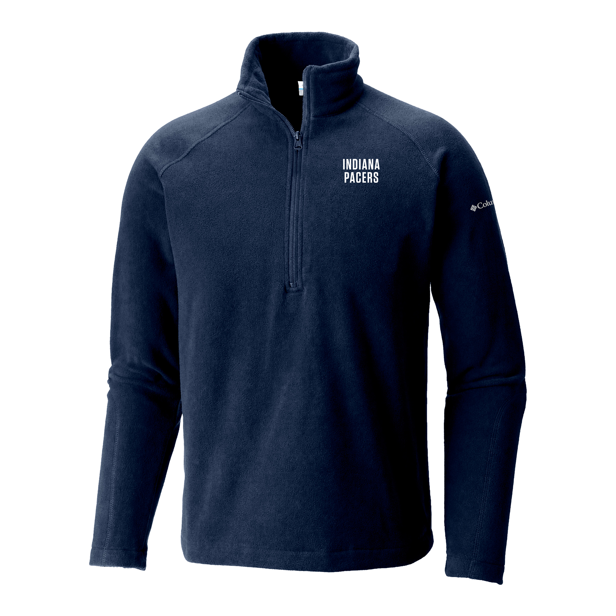 Men's Columbia Navy Indiana Pacers Everest Ridge Raglan Half-Zip Fleece Pullover