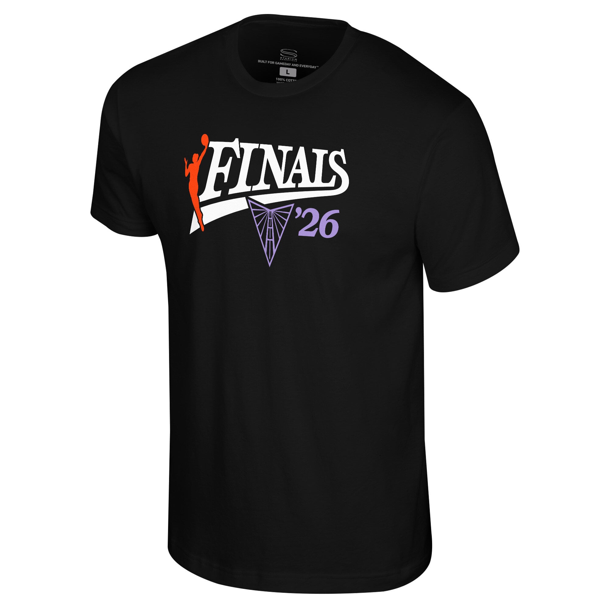 Unisex Stadium Essentials Black Golden State Valkyries 2026 WNBA Finals Origins T-Shirt