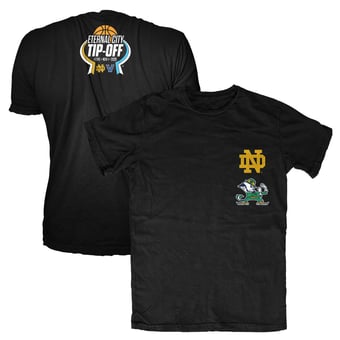 Unisex Black Notre Dame Fighting Irish 2026 Eternal City Tip-Off T-Shirt