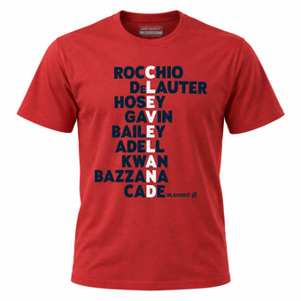 Men's BreakingT Red Cleveland Baseball 2026 Names T-Shirt