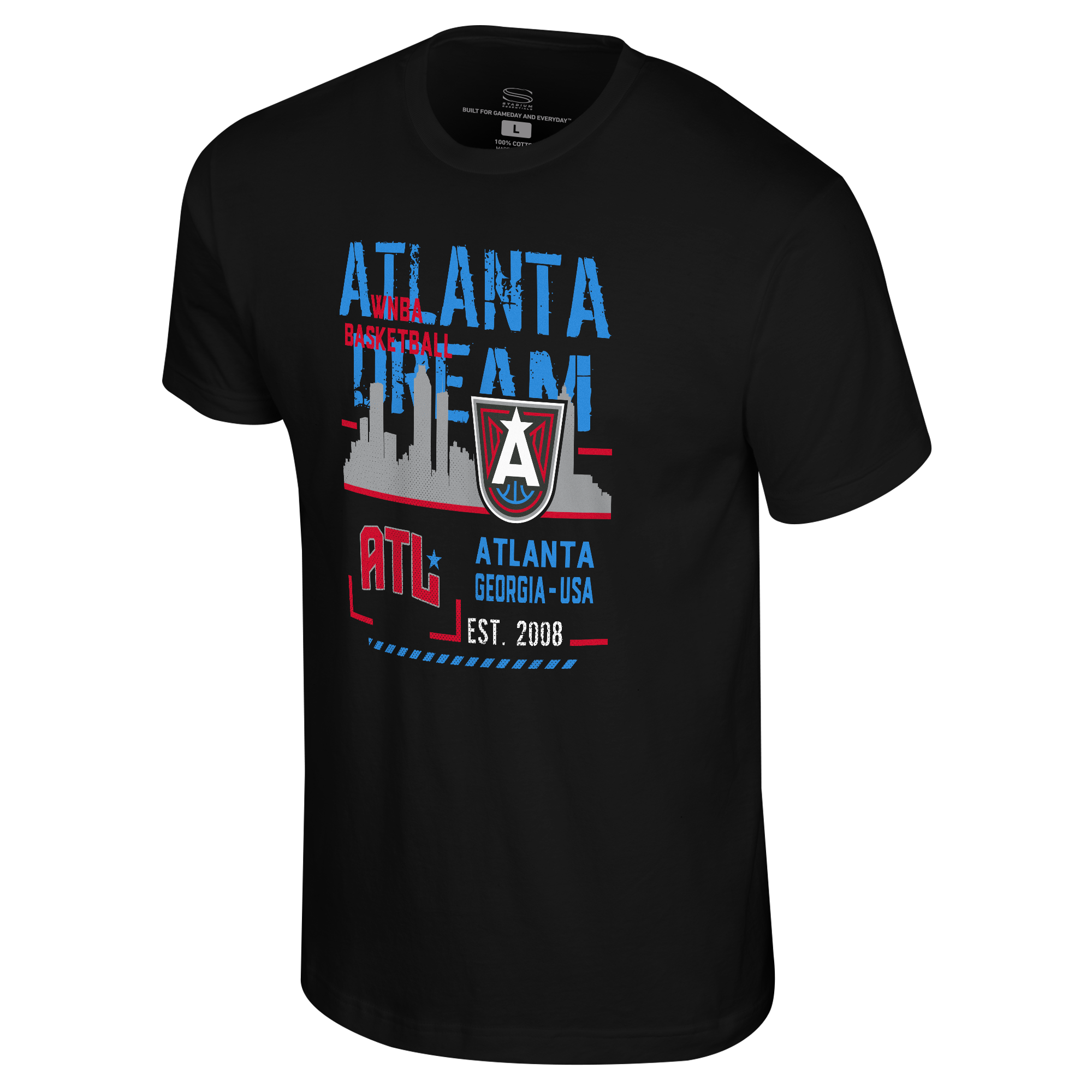 Unisex Stadium Essentials Black Atlanta Dream Hideout T-Shirt