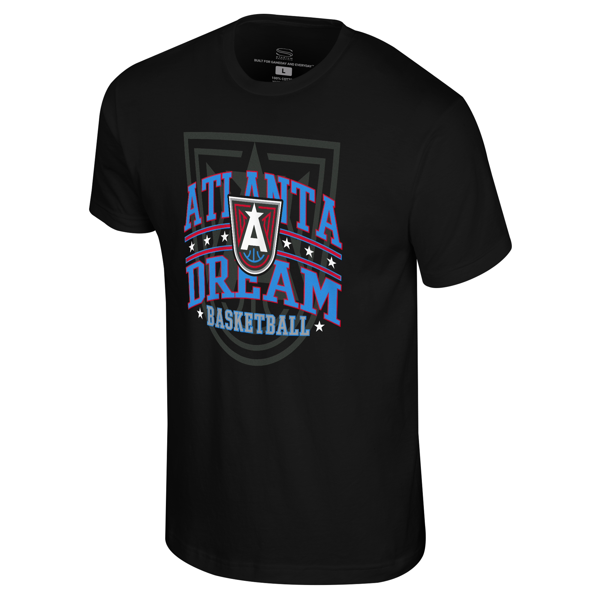 Unisex Stadium Essentials Black Atlanta Dream No Regrets T-Shirt