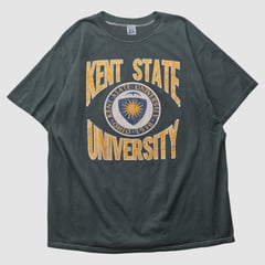 Kent State Golden Flashes Russell 90s T-shirt - Black - 2XL by Fanatics Real Vintage