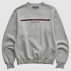 San Diego State Aztecs Jansport 2000s Pullover Sweatshirt - Heather Gray - S by Fanatics Real Vintage