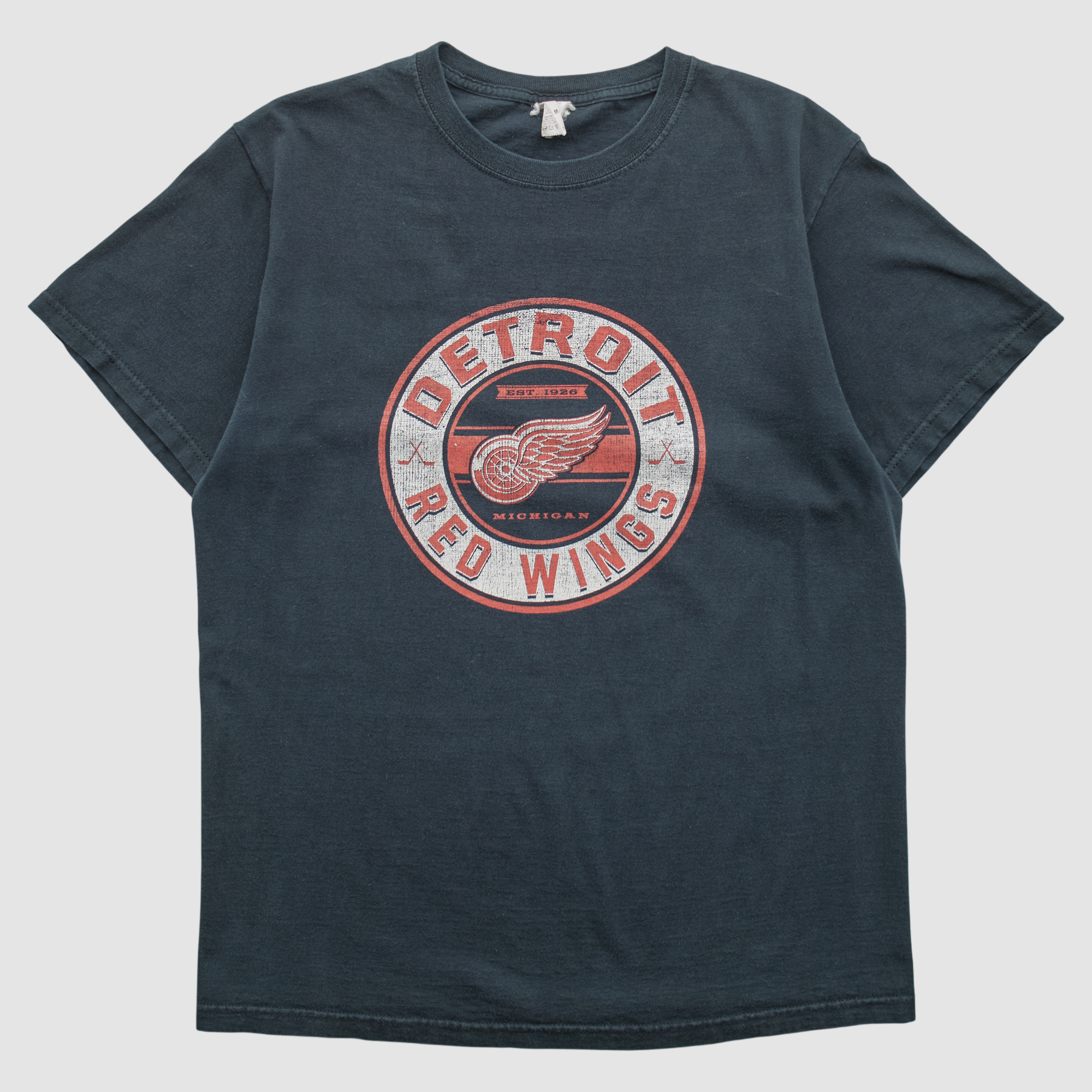 Detroit Red Wings 2000s T-shirt - Black - M by Fanatics Real Vintage