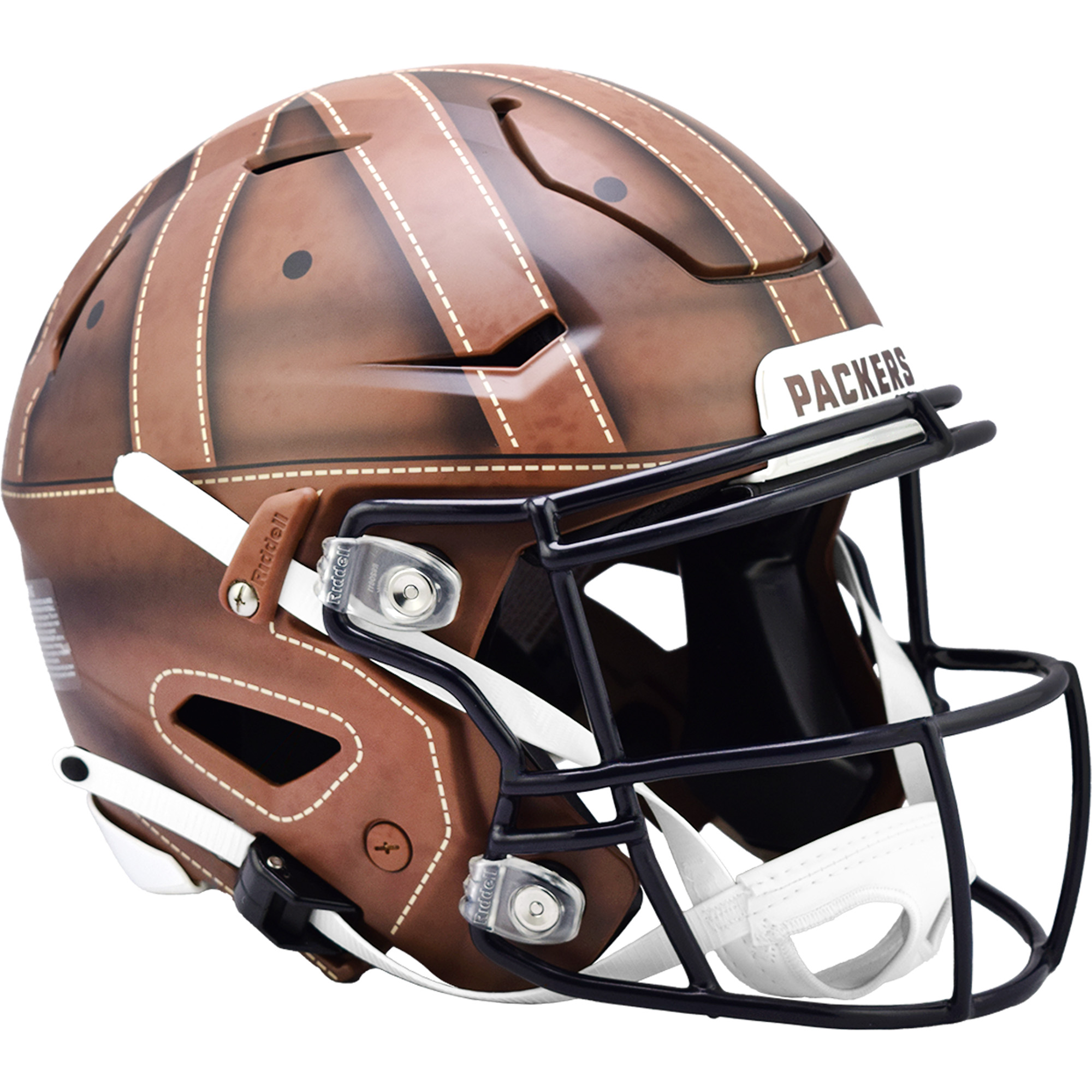 Green Bay Packers Riddell 2025 On-Field Alternate 1923 Throwback SpeedFlex Authentic Helmet