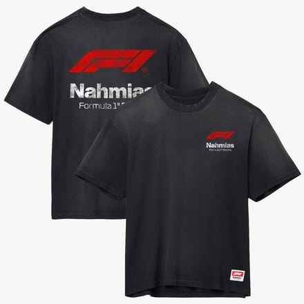 Unisex NAHMIAS x Formula 1 Black Austin Capsule Boxy T-Shirt
