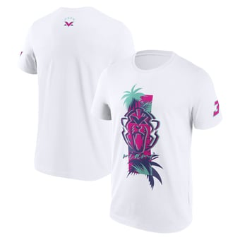Men's Fanatics  White Max Verstappen 2026 Miami Grand Prix Unleash The Lion Graphic T-Shirt