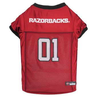 Arkansas Razorbacks Mesh Dog Football Jersey