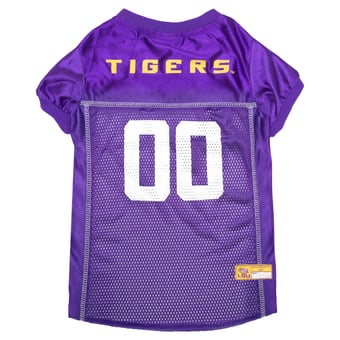 LSU Tigers Mesh Dog Football Jersey