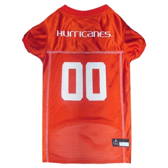 Miami Hurricanes Mesh Dog Football Jersey