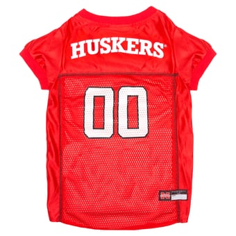 Nebraska Huskers Mesh Dog Football Jersey