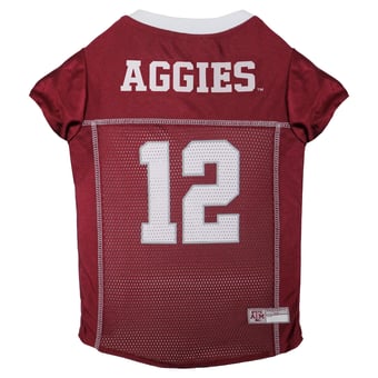 Texas A&M Aggies Mesh Dog Football Jersey