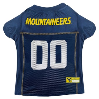 West Virginia Mountaineers Mesh Dog Football Jersey