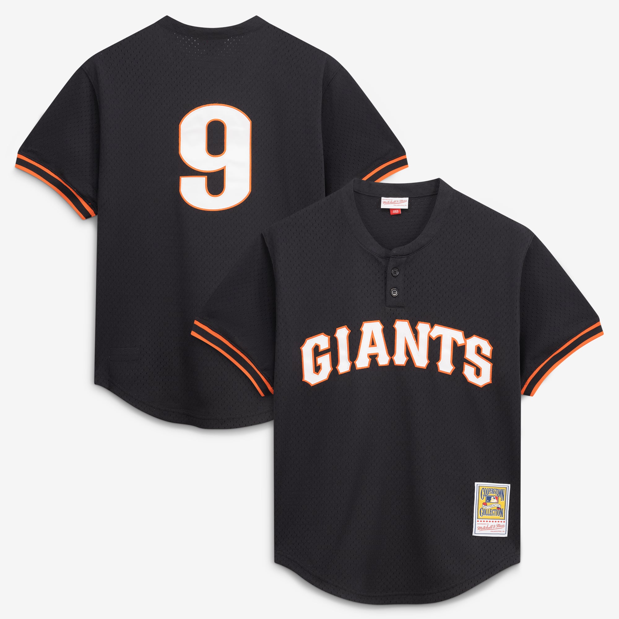 Maglia da allenamento autentica da uomo Mitchell & Ness Matt Williams nera dei San Francisco Giants