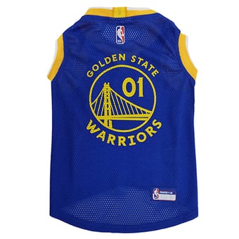 Golden State Warriors Mesh Basketball Dog Jersey