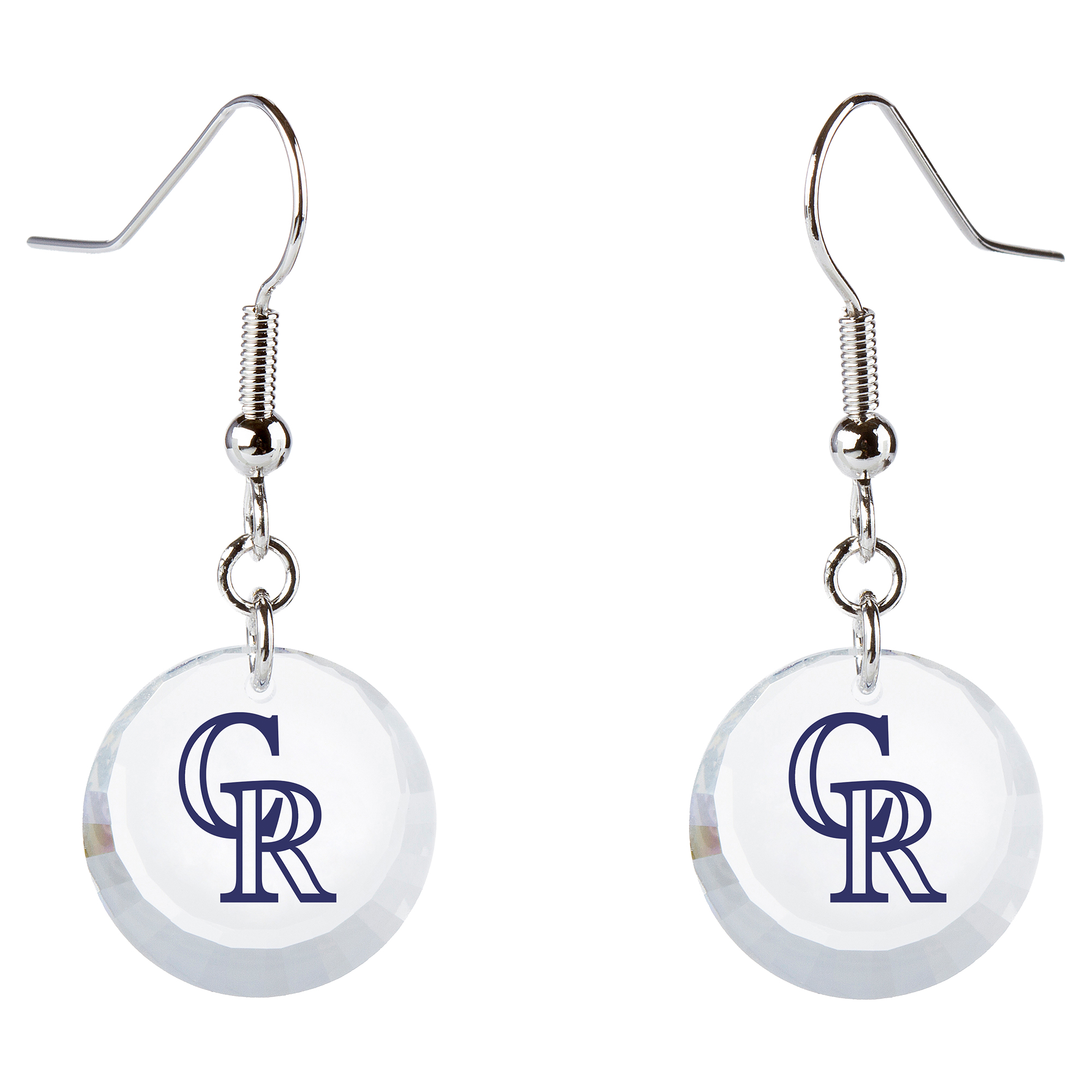 Colorado Rockies Swarovski Pick Off Earrings