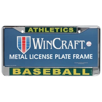 WinCraft Athletics Laser Inlaid Metal License Plate Frame