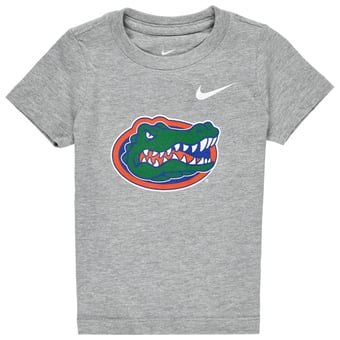 Toddler Nike Heathered Gray Florida Gators Logo T-Shirt
