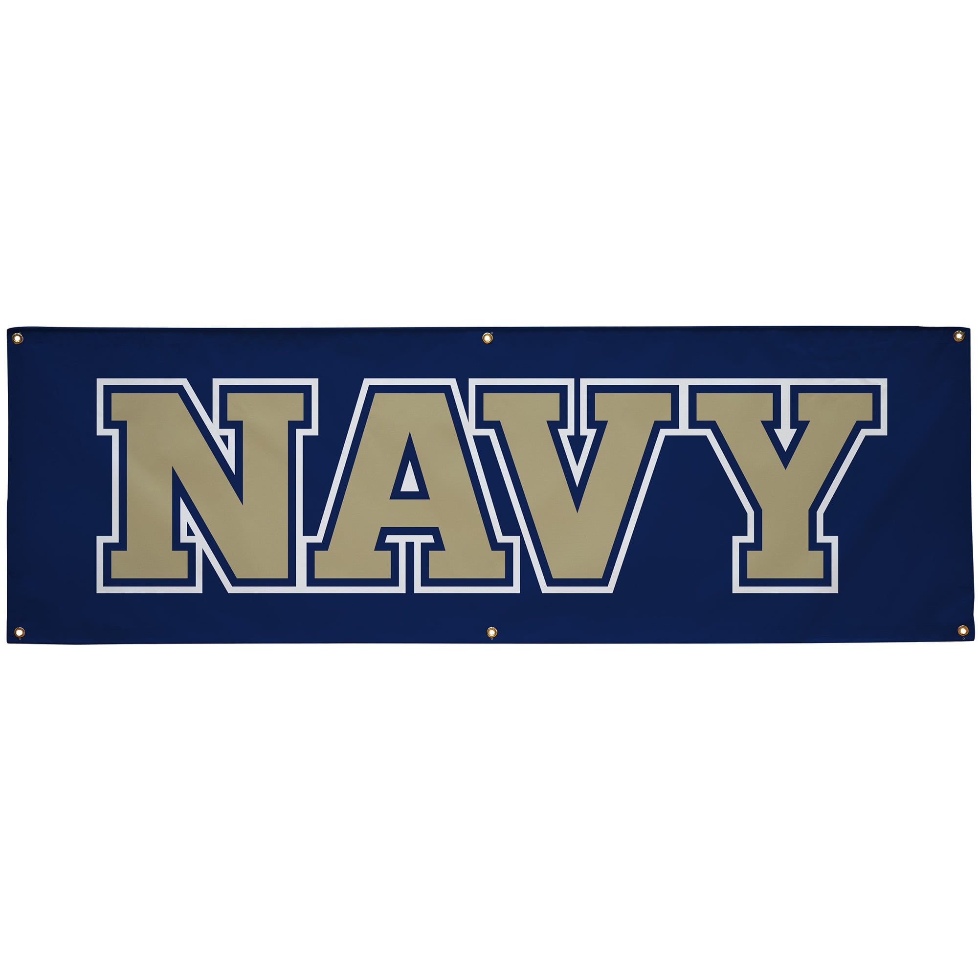 Navy Midshipmen 2' x 6' Wordmark Vinyl Banner