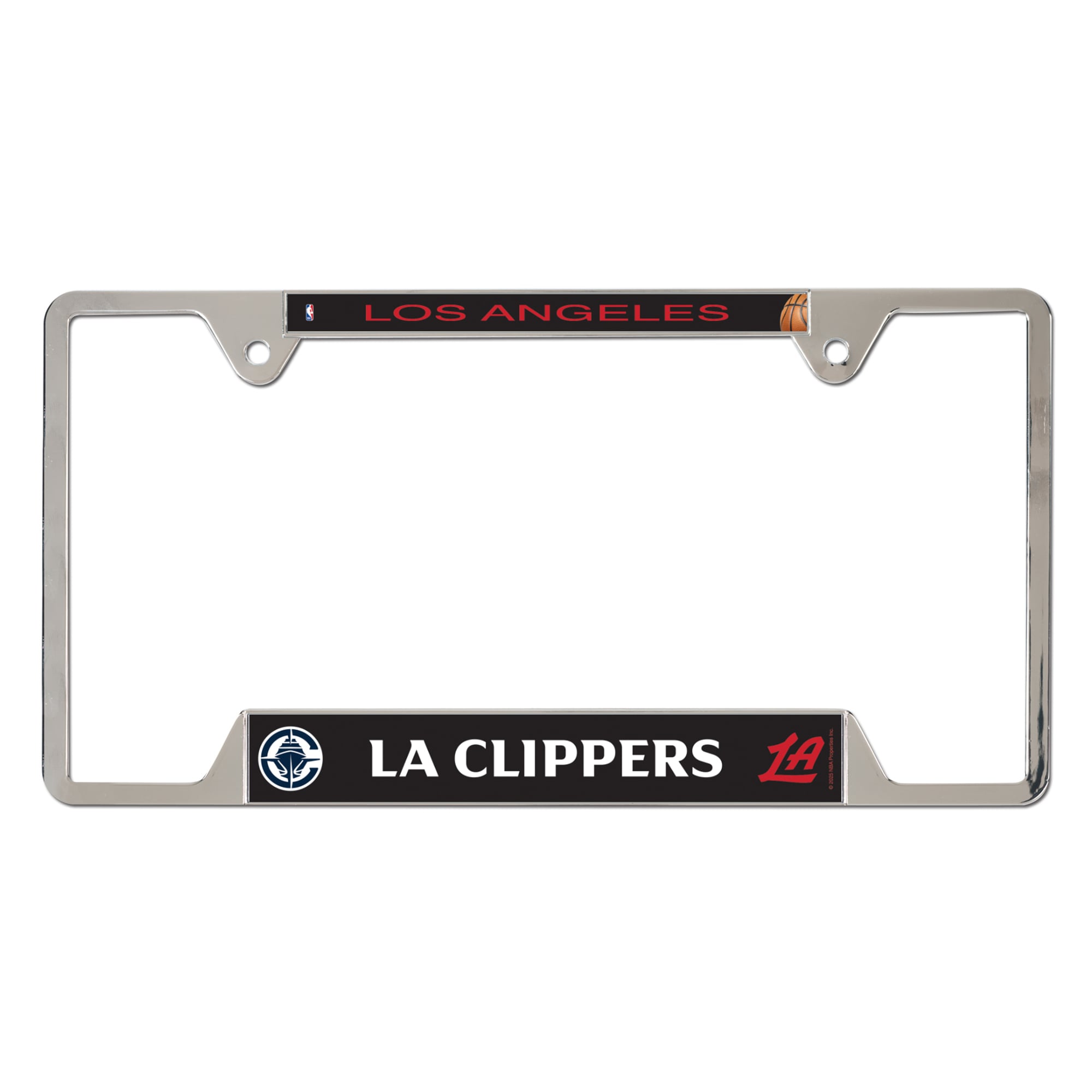 WinCraft  LA Clippers Chrome Plated Metal License Plate Frame