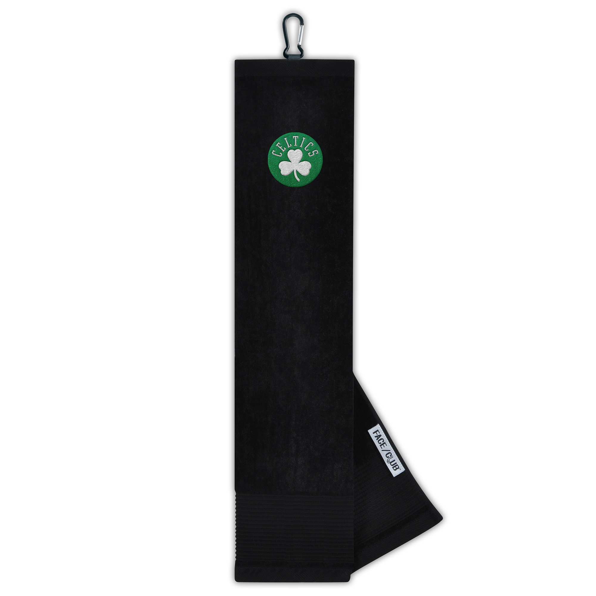 Team Effort Boston Celtics Face/Club Tri-Fold Embroidered Towel Golf