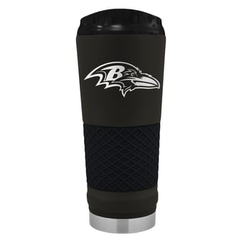 Black Baltimore Ravens 24oz Stealth Matte Tumbler