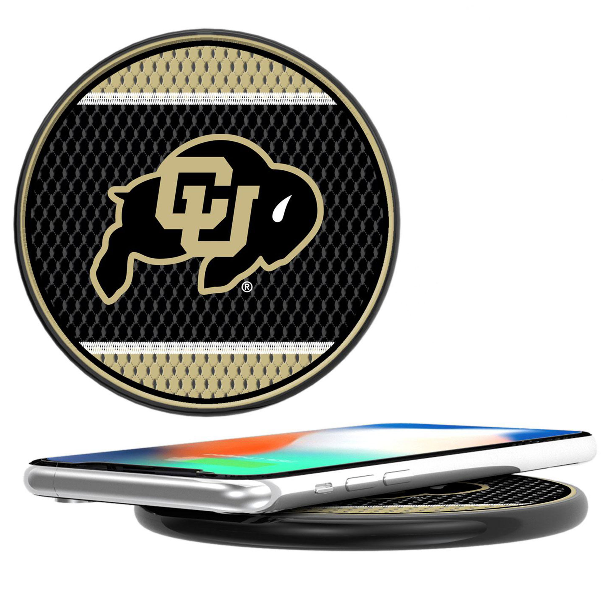 Keyscaper  Colorado Buffaloes 15 Watt Wireless Induction Charger