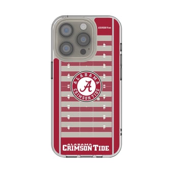 Alabama Crimson Tide iPhone Clear Football Field Design Case