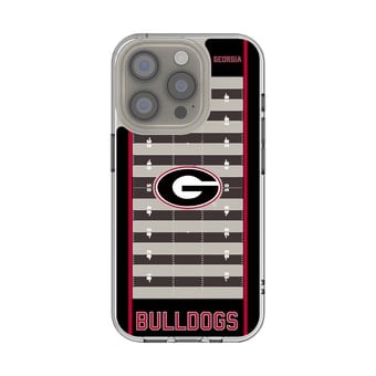 Georgia Bulldogs iPhone Clear Football Field Design Case